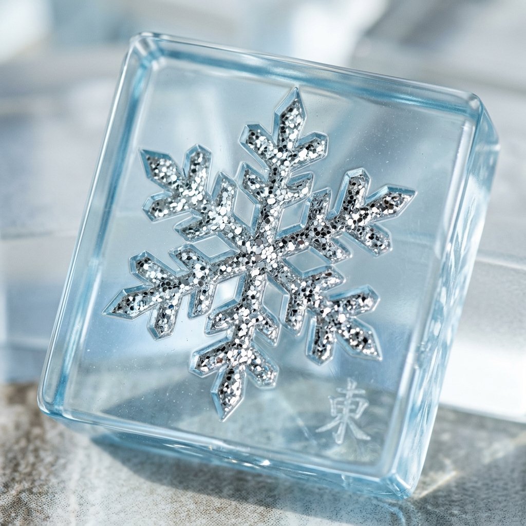 Custom Snowflake Acrylic American Mahjong Set – 166 Tiles for OEM & ODM view 3
