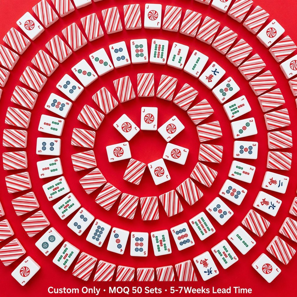 Custom Engraved Detail Acrylic American Mahjong Set – 166 Tiles for OEM & ODM