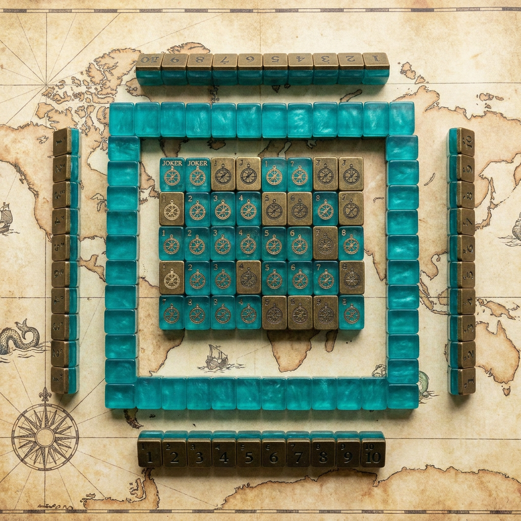 Custom Translucent Acrylic American Mahjong Set – 166 Tiles for OEM & ODM detail