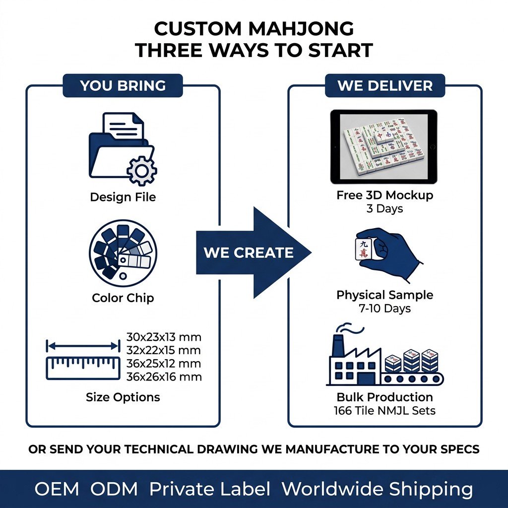 Custom Laser Engraving Acrylic American Mahjong Set – 166 Tiles for OEM & ODM detail