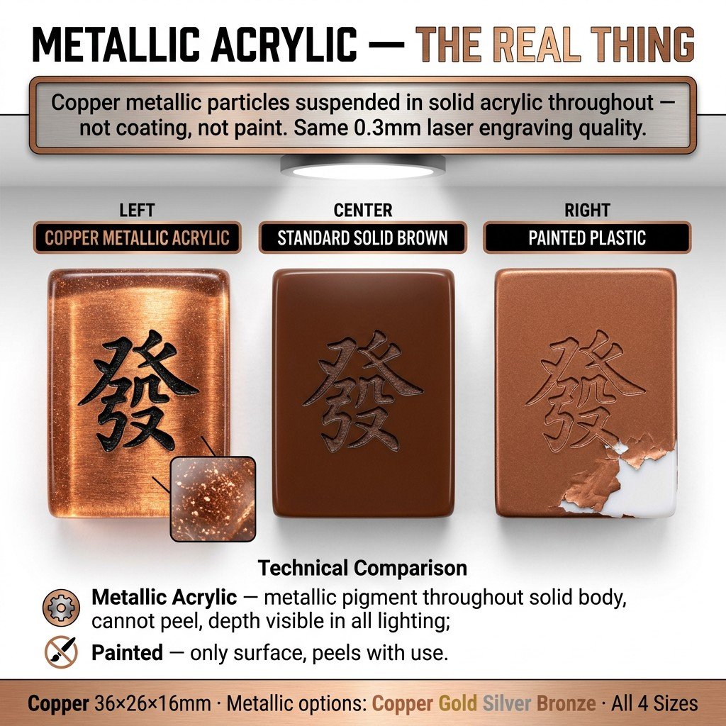 Custom Engraved Detail Acrylic American Mahjong Set – 166 Tiles for OEM & ODM (CS-082) view 4