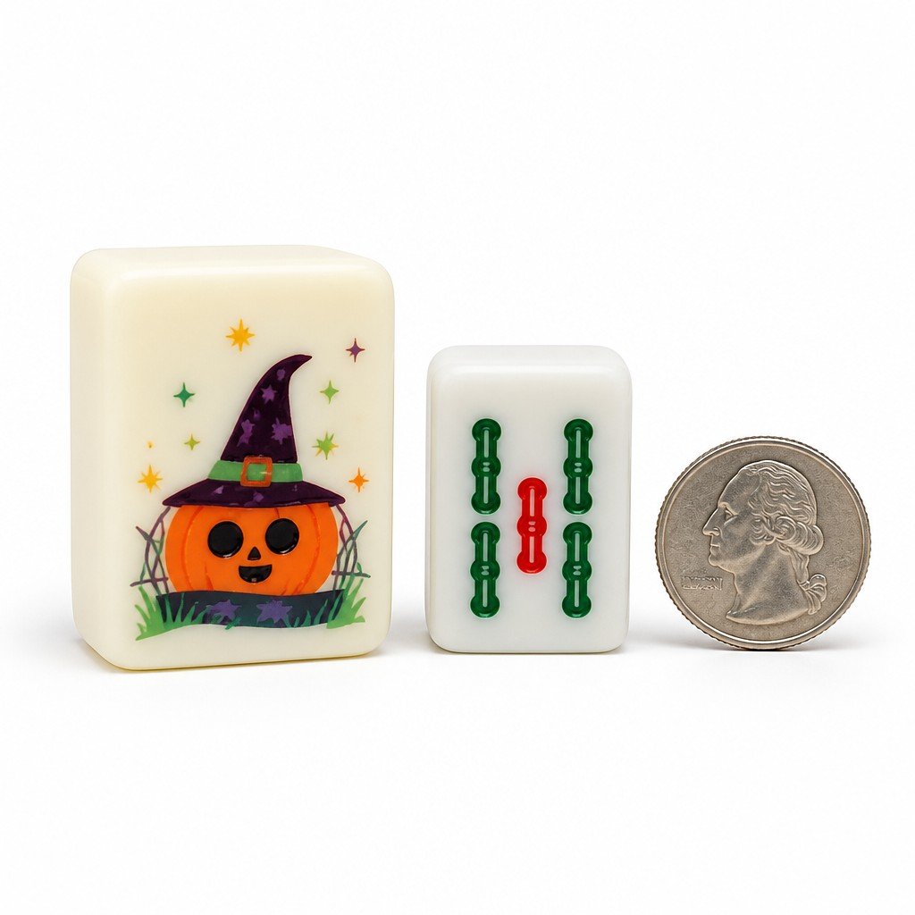Custom Halloween Acrylic American Mahjong Set – 160 Tiles for OEM & ODM detail