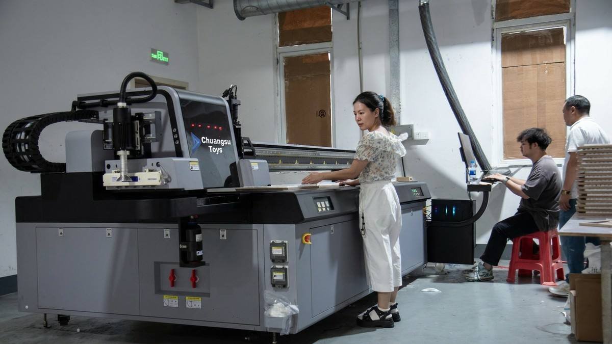 Taishan Chuangsu Toys mahjong factory — production facility