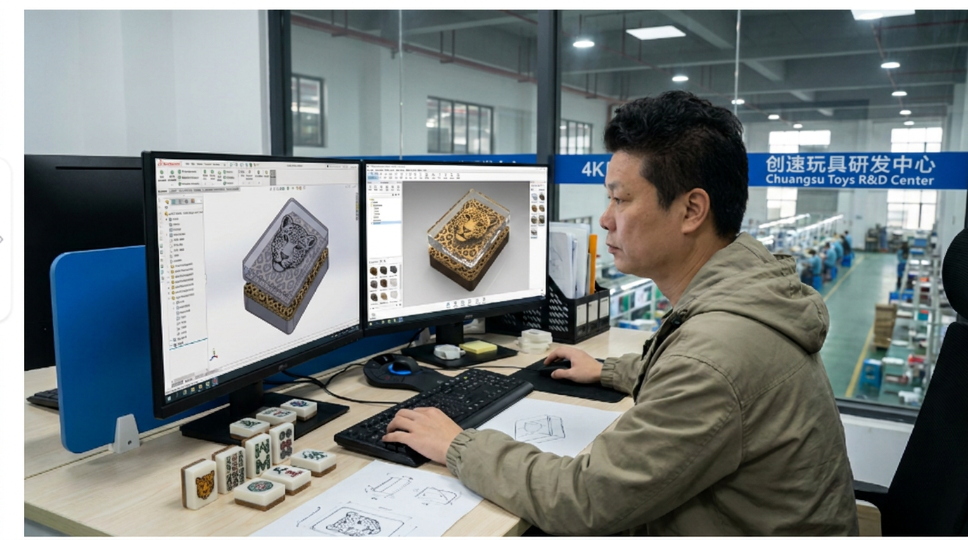 Taishan Chuangsu Toys mahjong factory — production facility